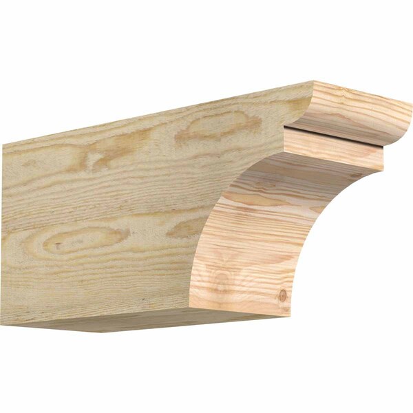 Ekena Millwork Yorktown Rough Sawn Rafter Tail, Douglas Fir, 6"W x 8"H x 18"L RFT06X08X18YOR00RDF - main